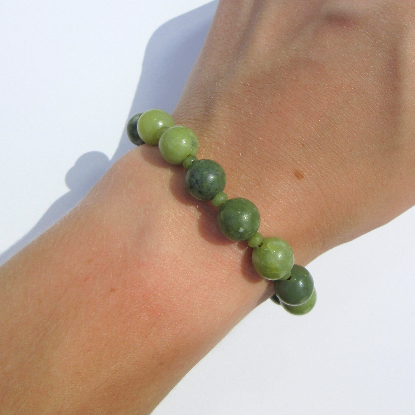 Jade Beaded Bracelet