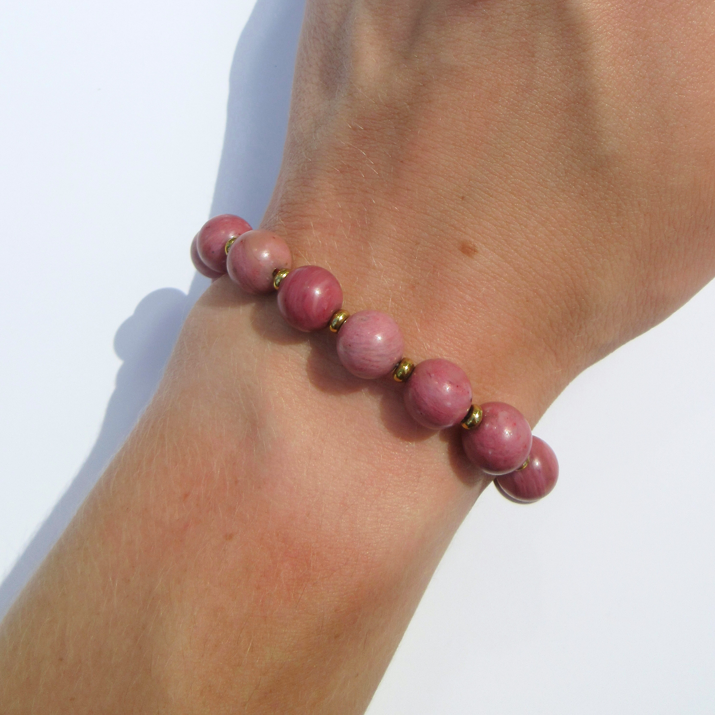 Rhodonite Beaded Bracelet