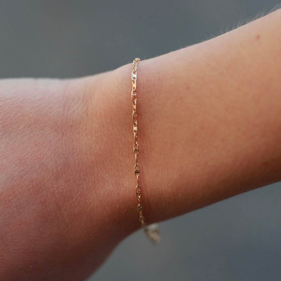 14k Gold Filled Dainty Chain Bracelet