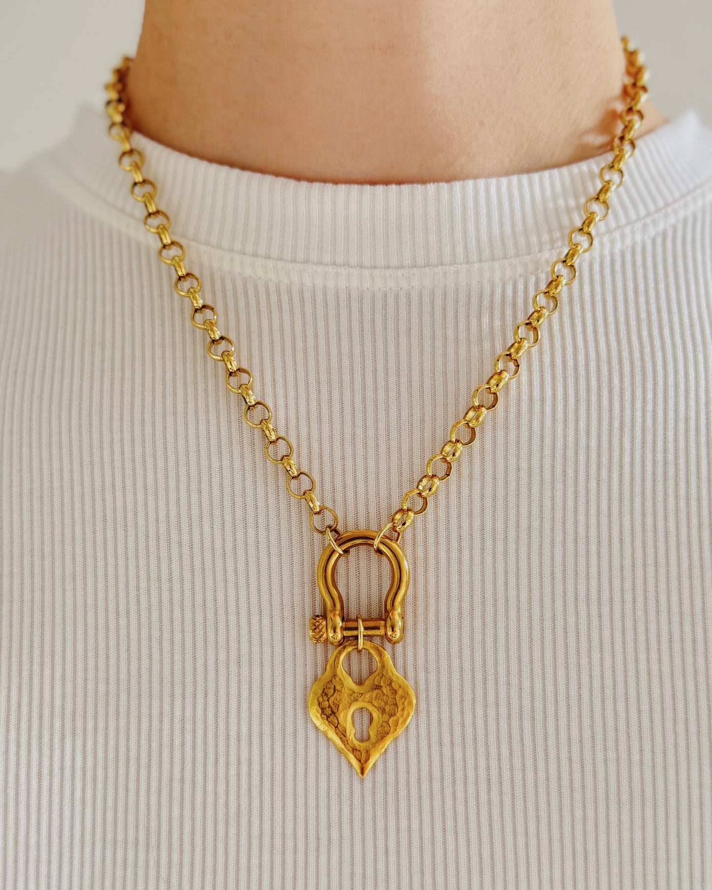 Love Lockdown Shackle Necklace