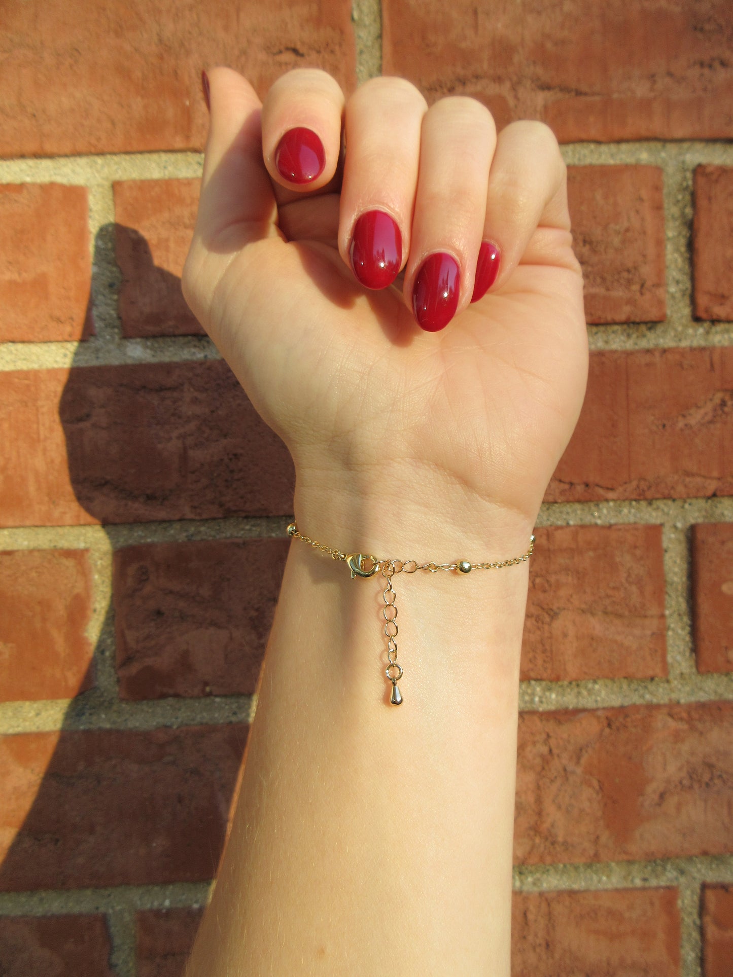 Gold Satellite Hand Chain