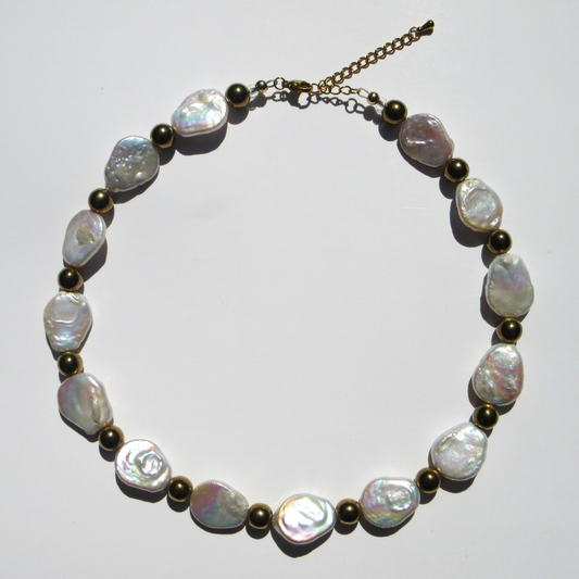 June Pearl Beaded Necklace