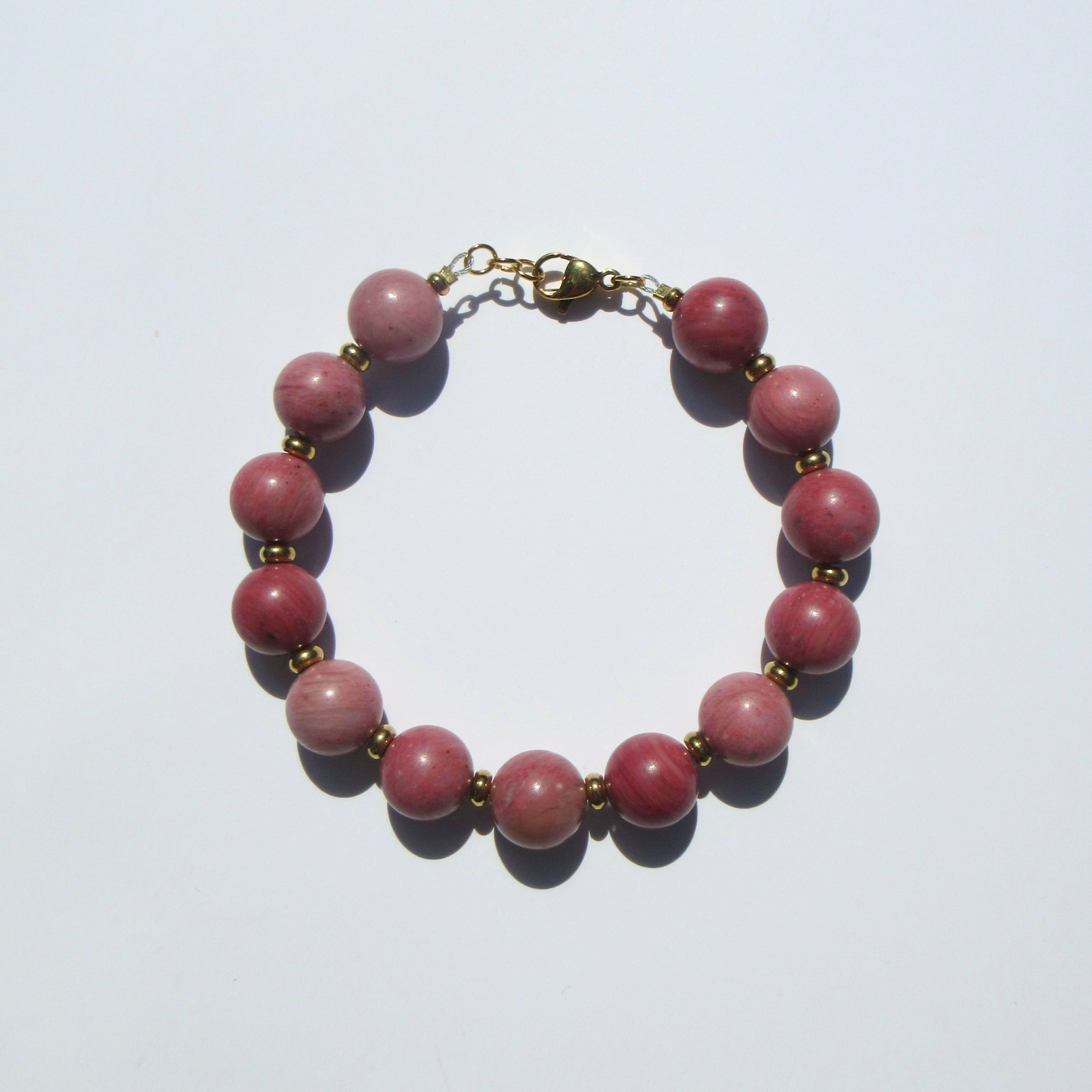 Rhodonite Beaded Bracelet