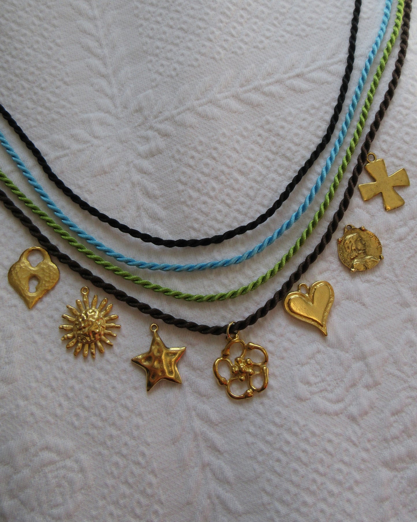 Twisted Silk Rope Necklaces - Customizable