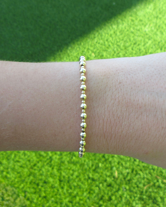 14K Gold-Filled Beaded Bracelet