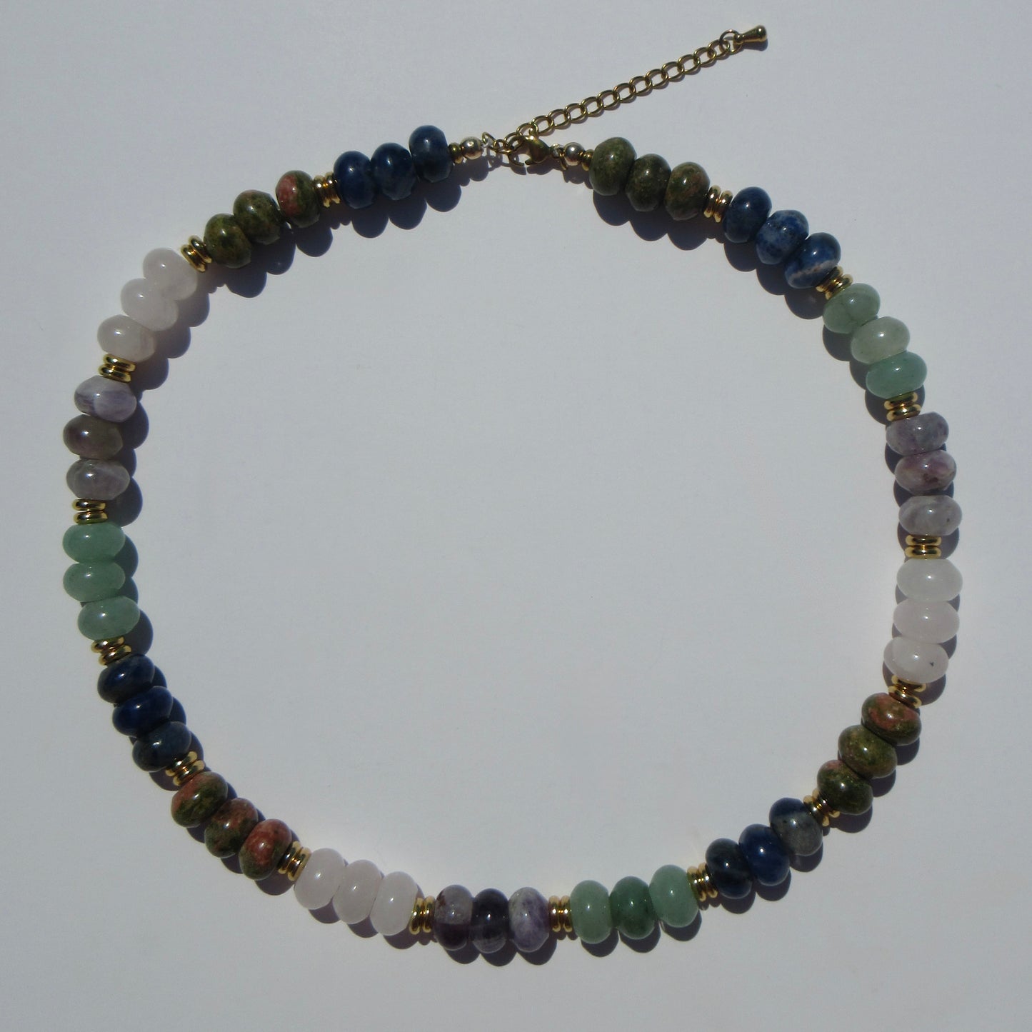 Hudson Gemstone Beaded Necklace