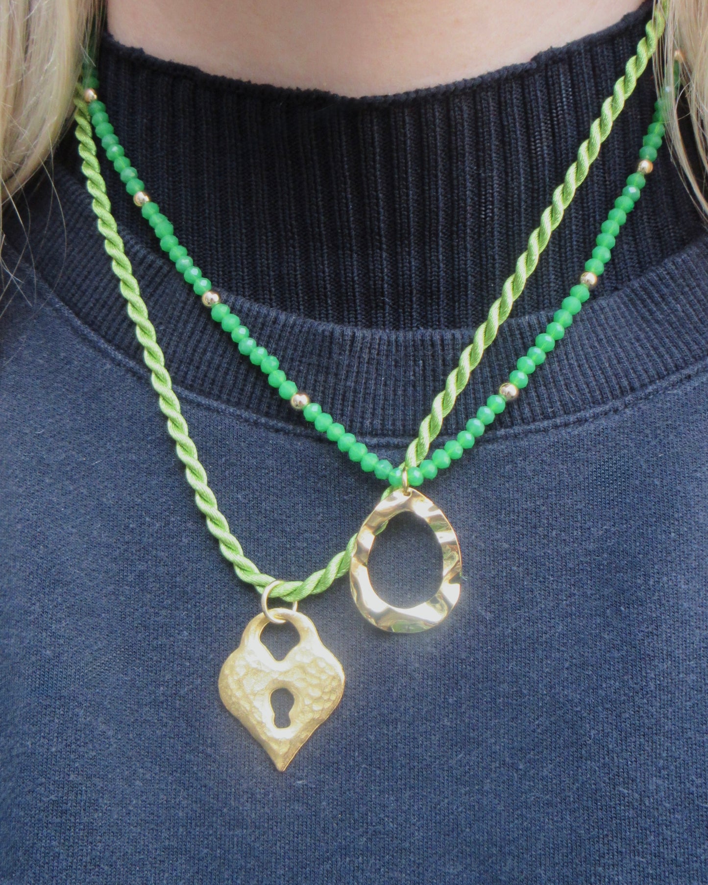 Twisted Silk Rope Necklaces - Customizable