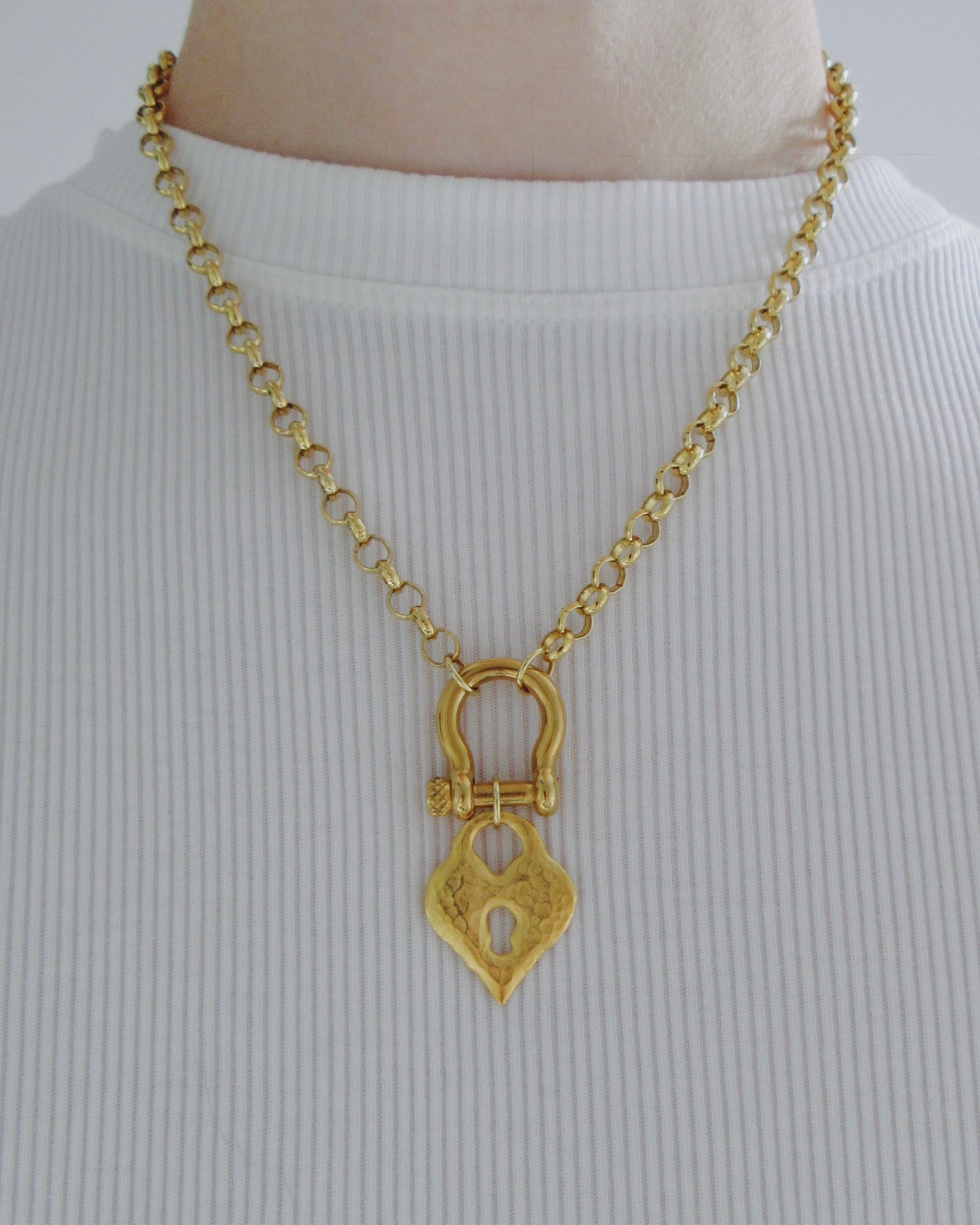 Love Lockdown Shackle Necklace