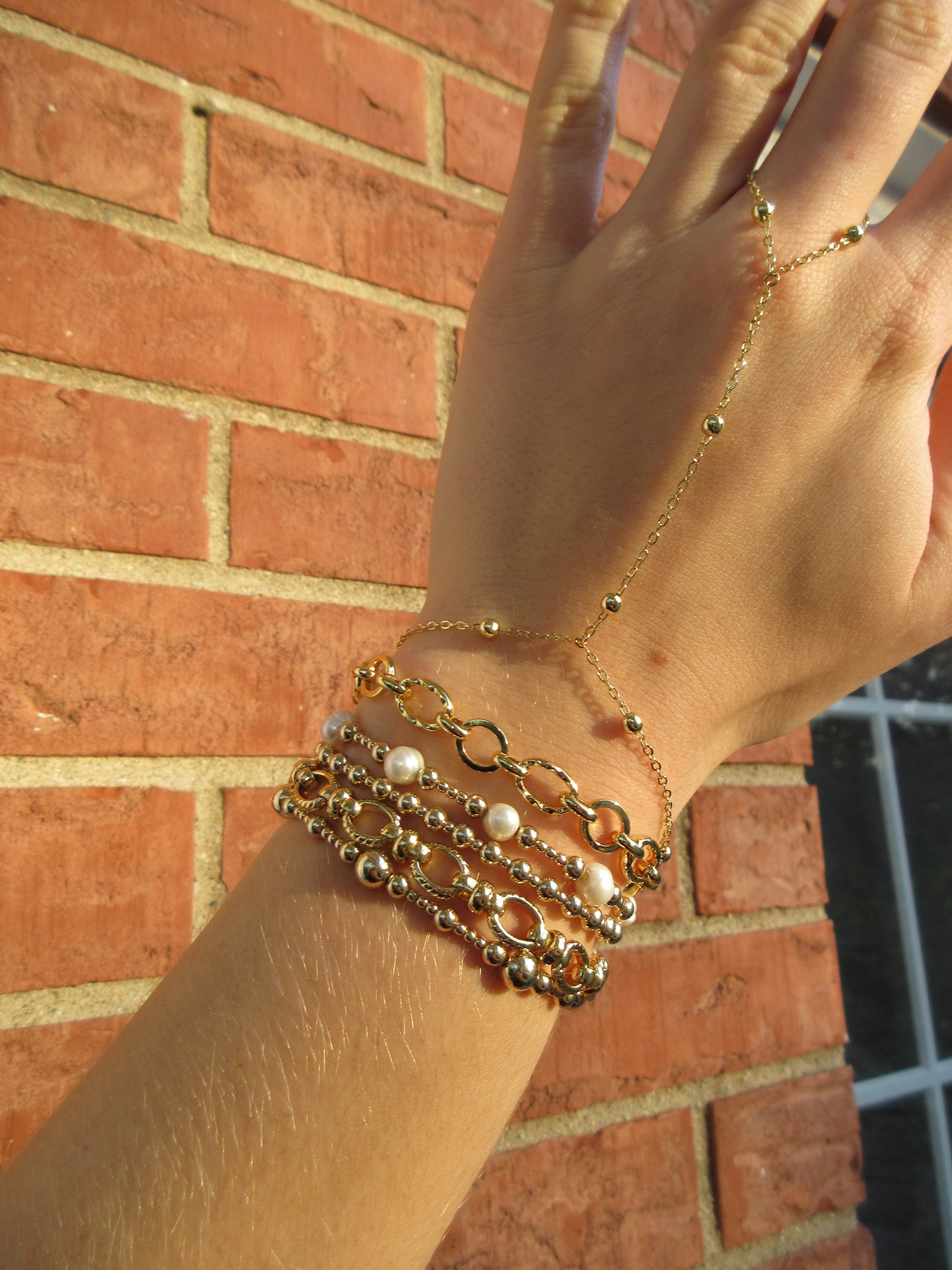 Gold Oval Cable Chain Bracelet