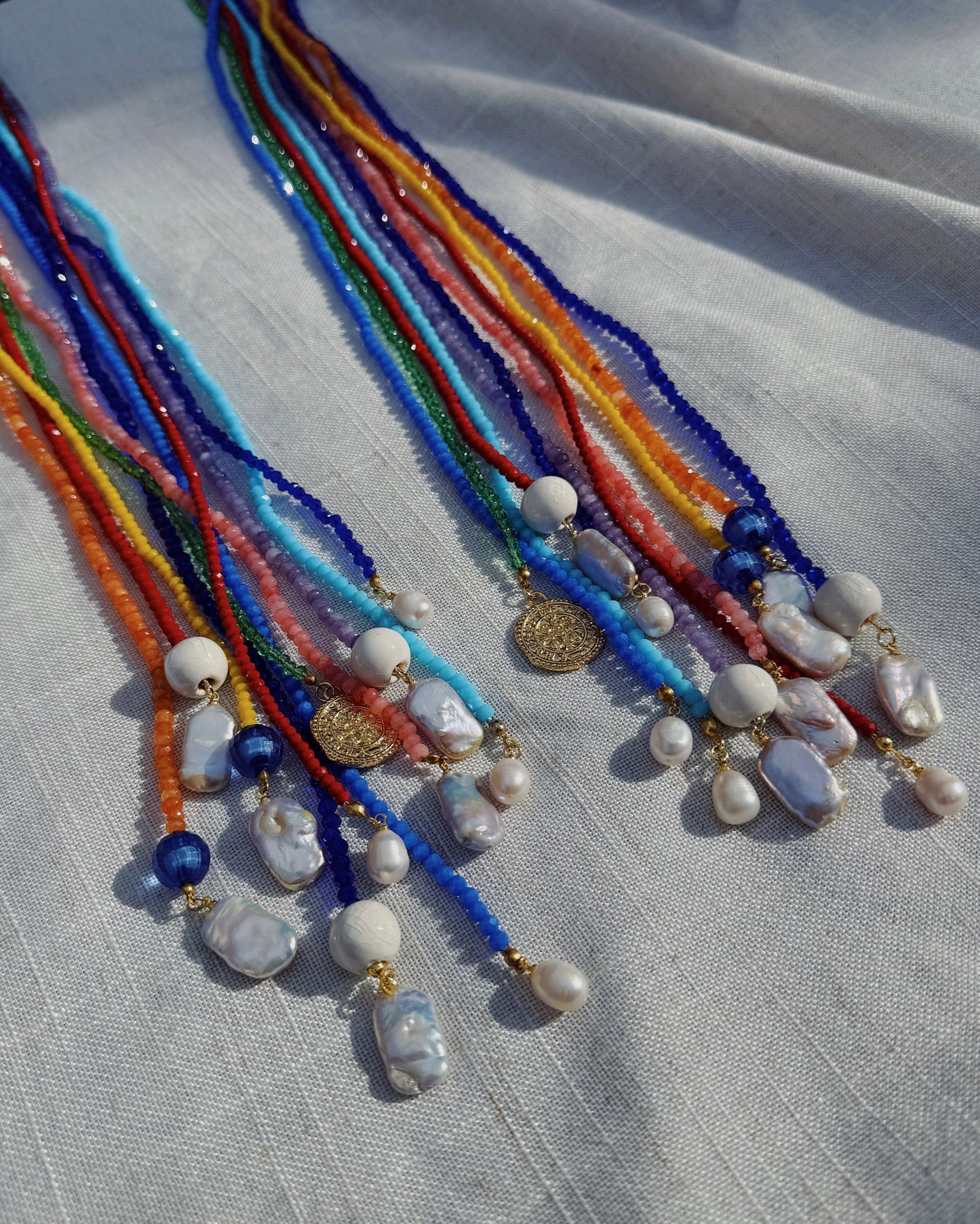 The Wildcat Wrap Beaded Necklace