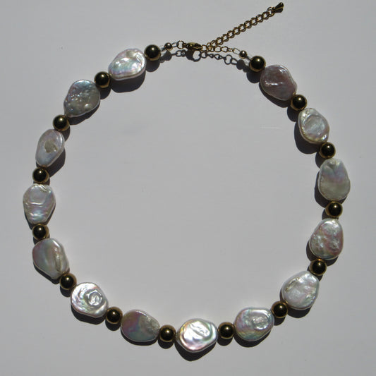 June Pearl Beaded Necklace