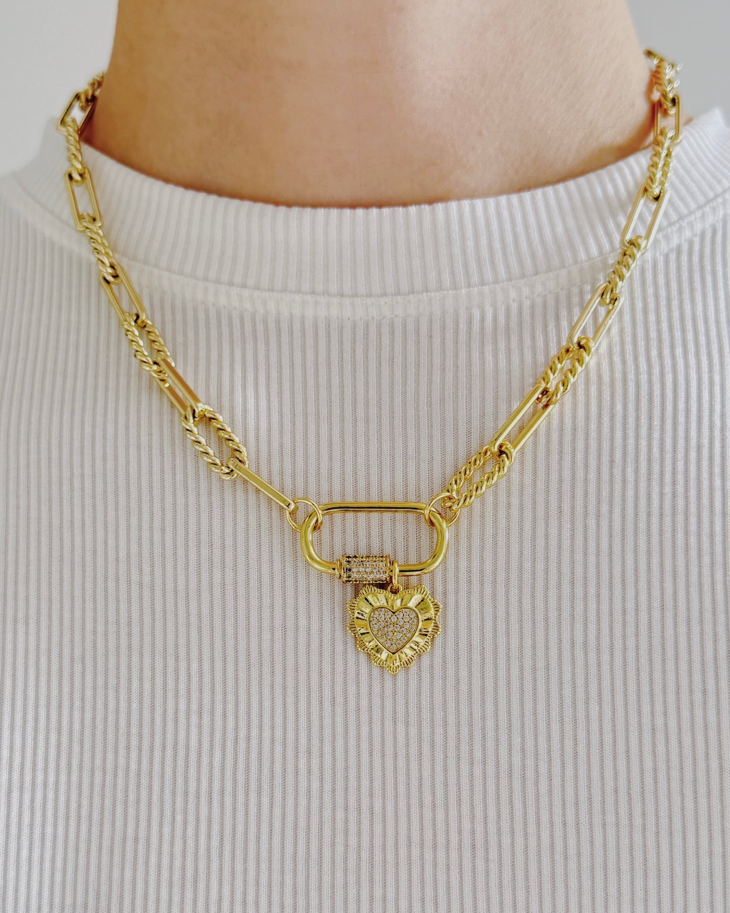 Linked Love Chain Necklace