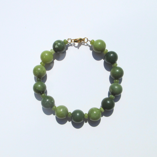 Jade Beaded Bracelet