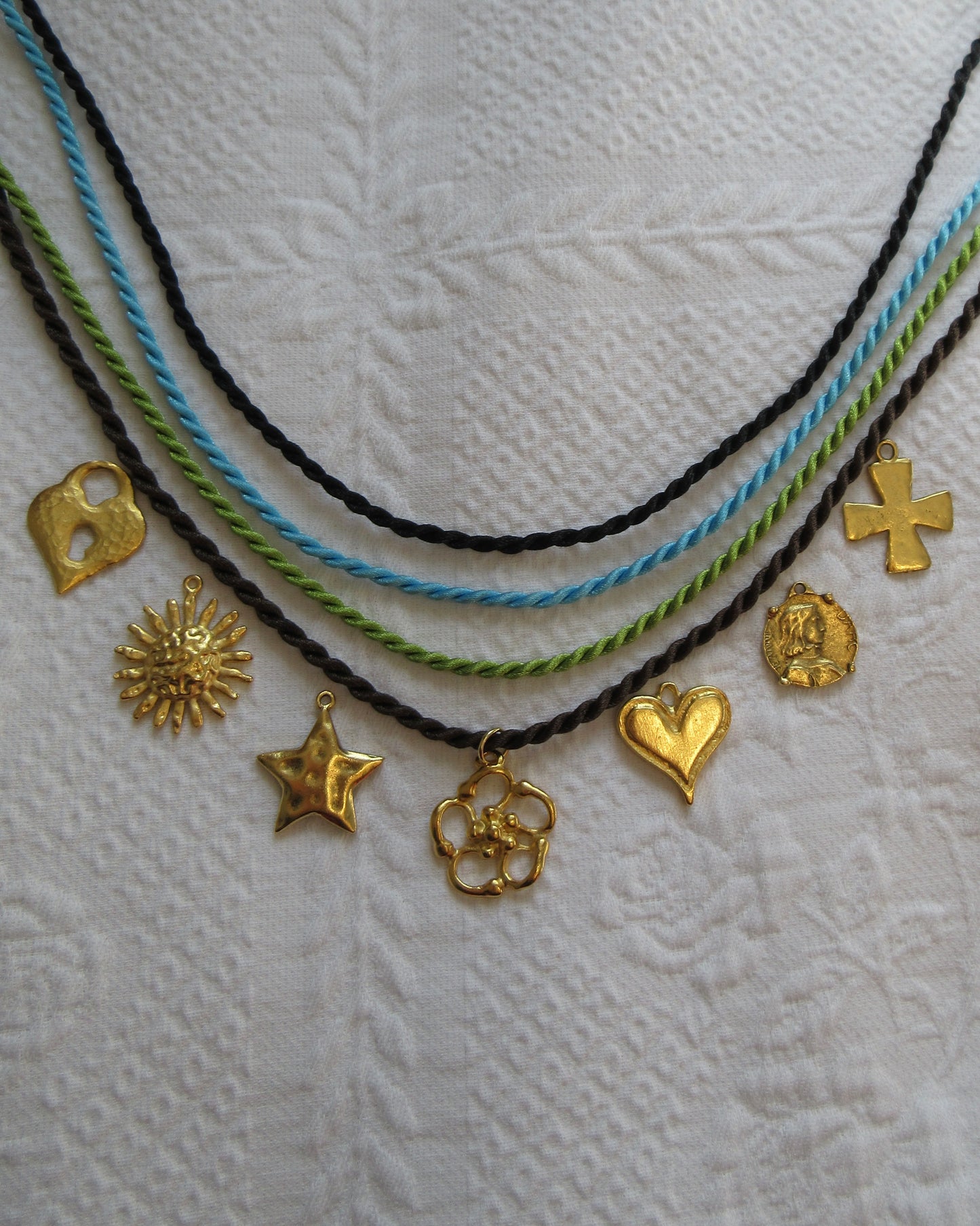 Twisted Silk Rope Necklaces - Customizable