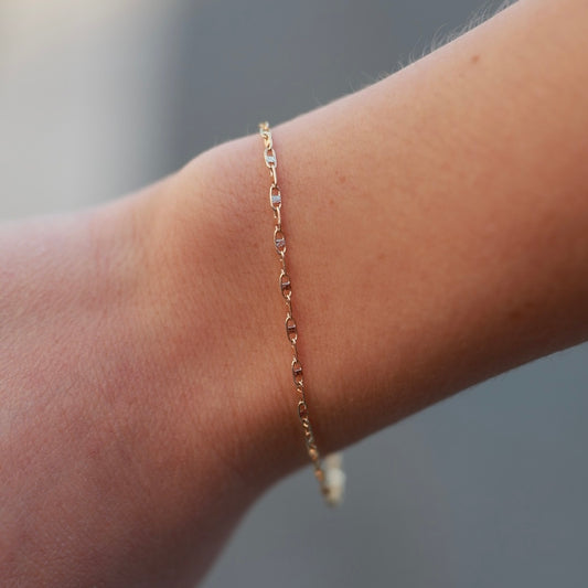 14k Gold Filled Dainty Chain Bracelet