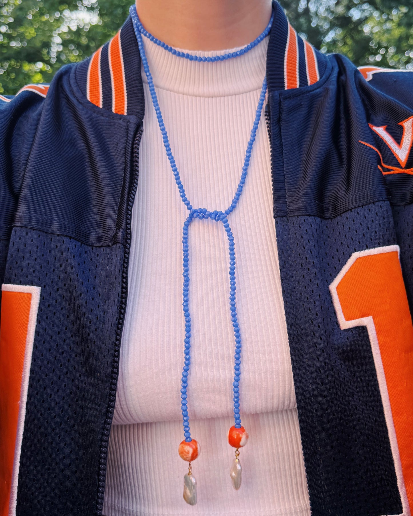 The Wahoo Wrap Beaded Necklace